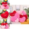 Cute Heart-shaped Plush Pillow For Girls Decorative And Soft Gift For Qixi Festival