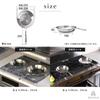 RUSTELA Stainless Steel Frying Professional Induction Dishwasher Suitable for Induction and Direct Flame Pan, 22cm, Grade, Three-Layer Construction,