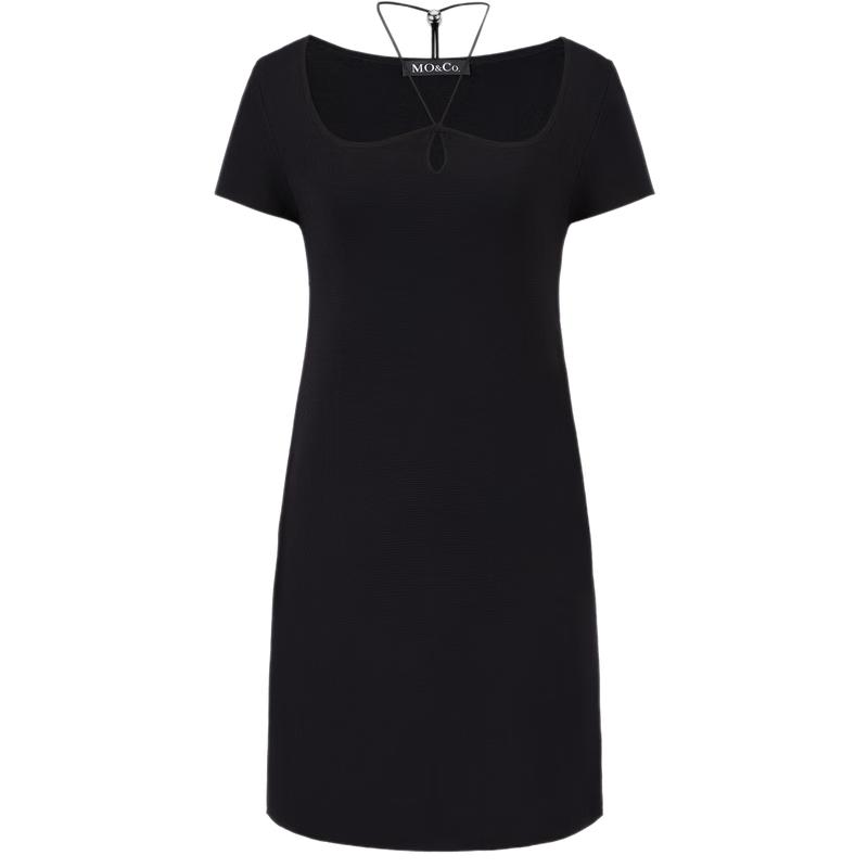 

MO&Co. Вязаное платье с вырезом халтер S