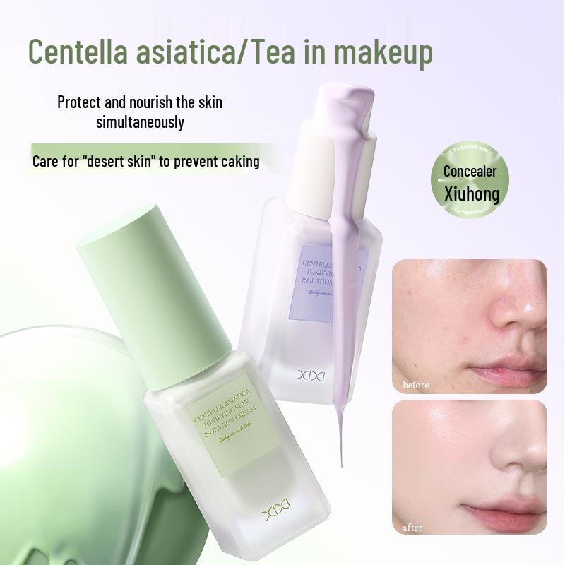 Xixi Centella Asiatica Tinted Moisturizing Primer: Brightening, Non-Caking Concealer with Sunscreen