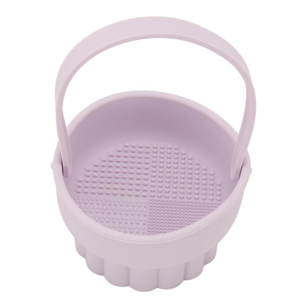 Silicone Makeup Brush Cleaner Quick Drying Multifunctional Cosmetic Sponge Brush Bristle Cleaning Bowl