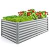 6x3x2ft Raised Garden Bed Large Metal Elevated Rectangular Planter Bed 271 Gallon Ccity Outdoor Planting Garden Box for Vegetab