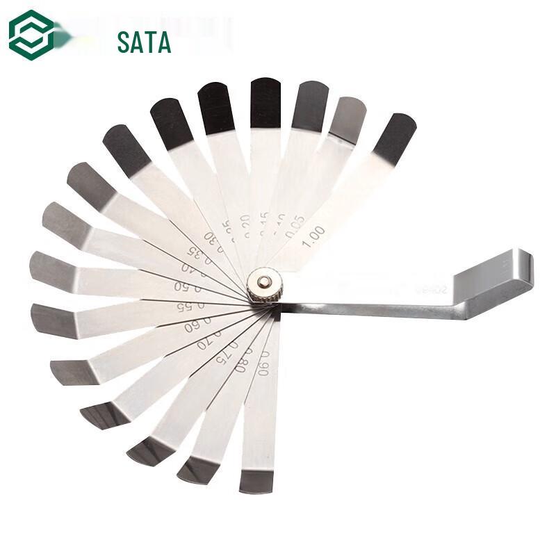 SATA 16-Piece Feeler Gauge Set Steel