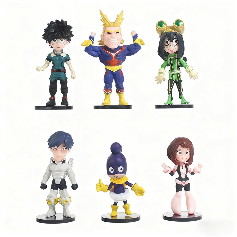 

8Cm My Hero Academia Anime Figure Deku Midoriya Izuku Figure Bakugou Katsuki Dabi All Might Boku No Hero Academia Action Figure (As shown-16883)-