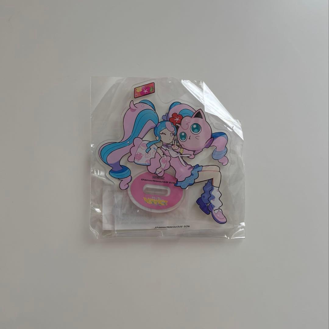 [USED] PokeMiku Animate Pre-order Bonus Acrylic Stand: Hatsune Miku Fairy Pudding