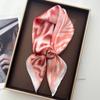 Women Square Scarf Silk Imitation Floral Print Neckerchief Bandana Lady Shawl Scarves Wrap Head Hair Band Ties