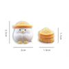Creative Car Navigation Screen Rear Mirror Cute Chick Straw Pile Supplies Accessories Car Center Console Ornament Decoration