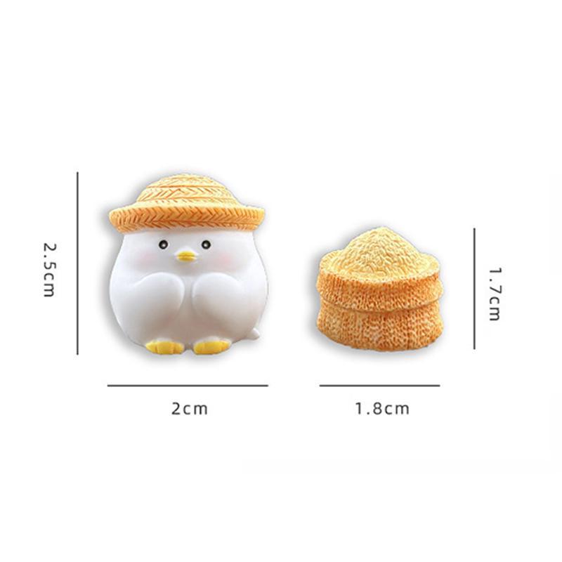 Creative Car Navigation Screen Rear Mirror Cute Chick Straw Pile Supplies Accessories Car Center Console Ornament Decoration