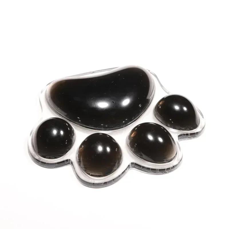 Cute Mouse Cat Office Silicon Pad Paw Wrist Support Pad Comfortable Soft Wrist Rest Hand Pillow Pain Relief Non-Slip Base Home