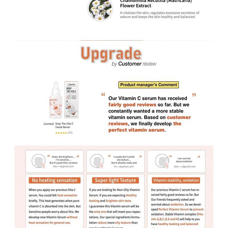 jumiso Vitaminaufhellendes und ausgleichendes Gesichtsserum für den ganzen Tag