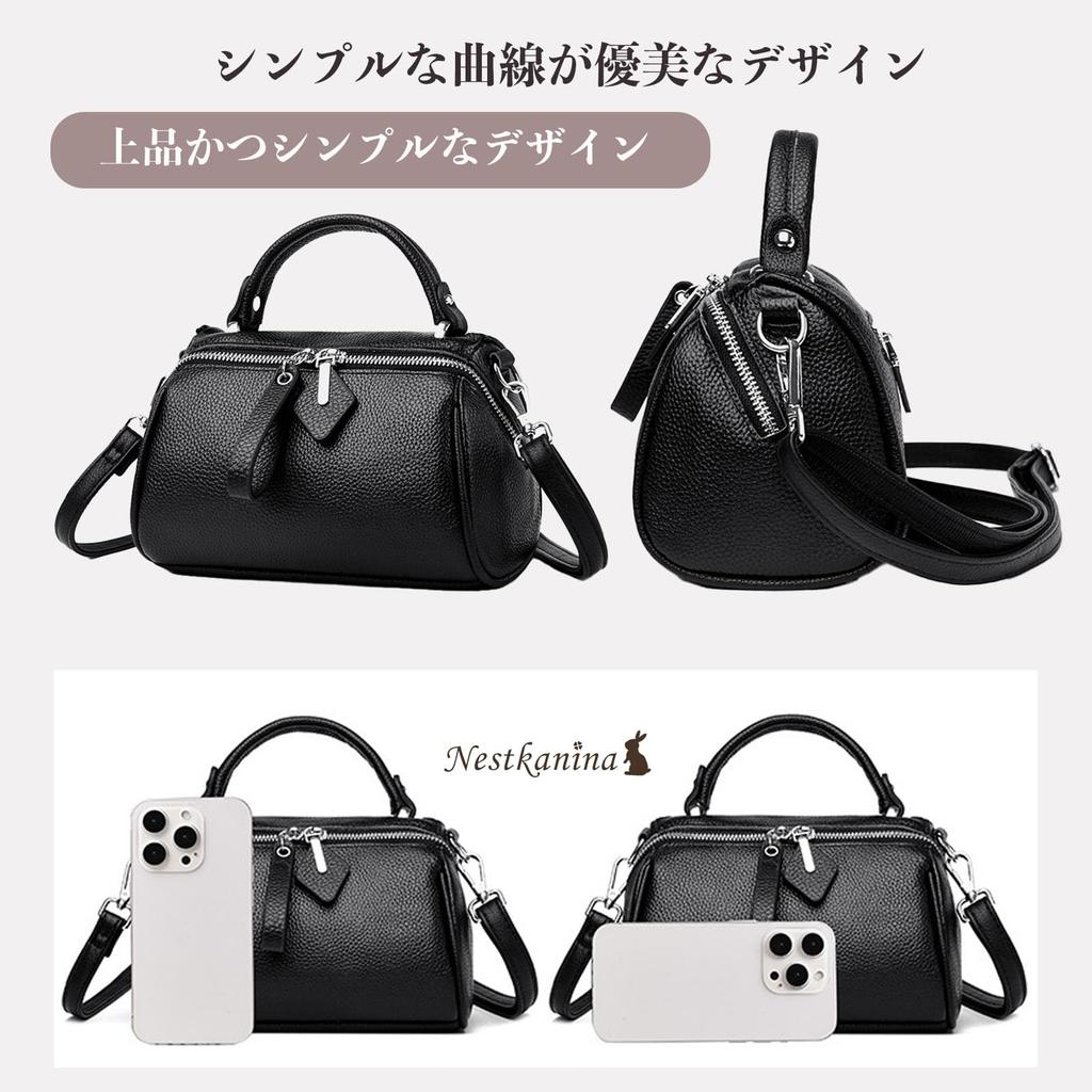 Nestkanina Genuine Leather Shoulder Bag, Stylish Women's Leather Bag, Simple Design, Large Capacity, Crossbody Bag, Cowhide Leather Handbag, BG031