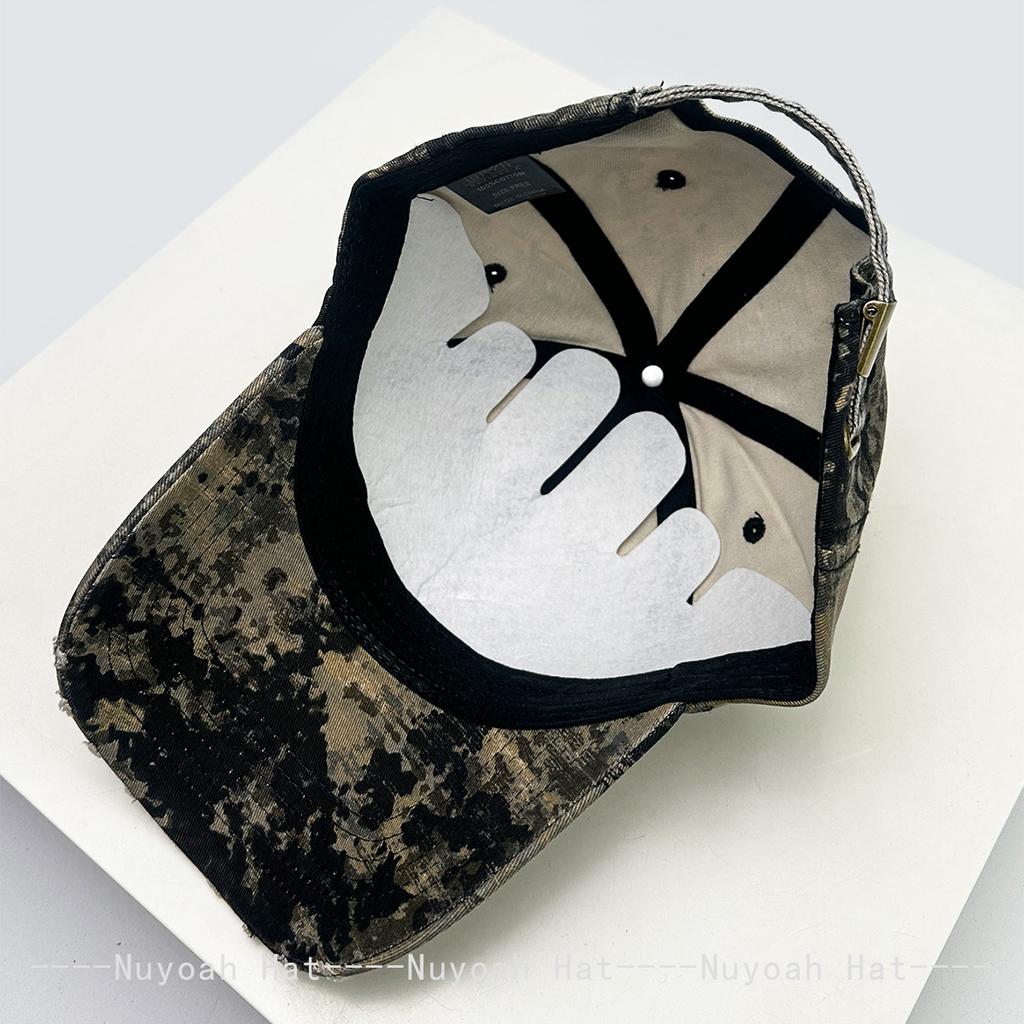 Baseball Stitching Stitched Embroidered Alphabet Star Flowers Camouflage Women  Men Her Him For Fresh Caps Peaked Hats Sunshade Ins Versatile
