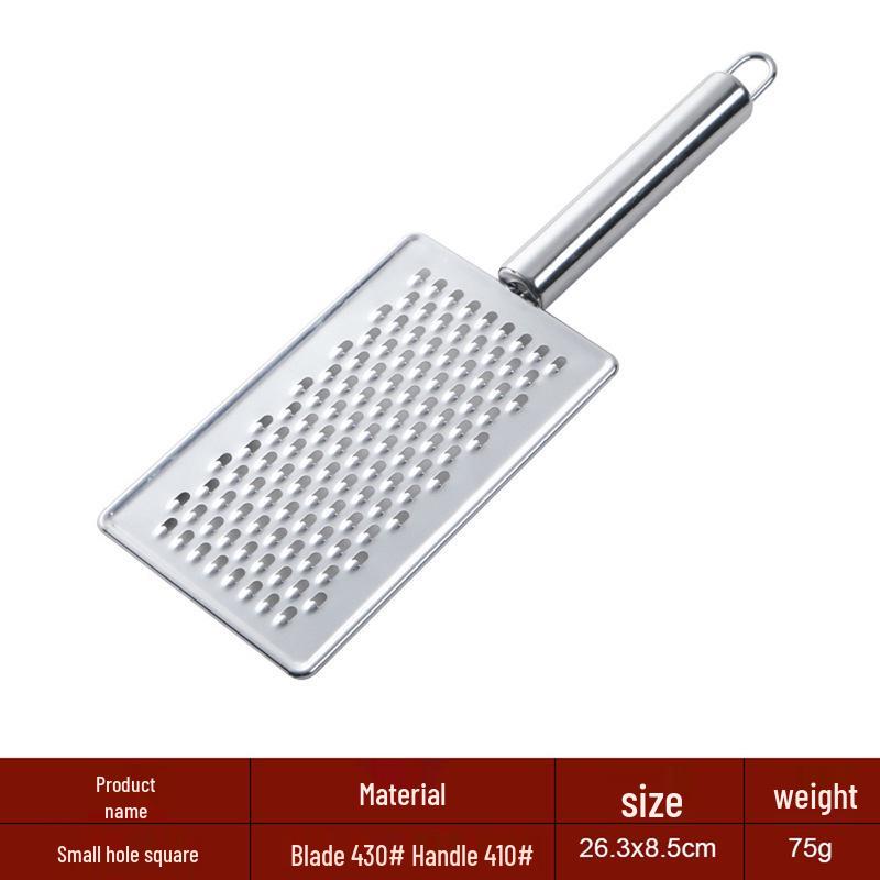 Multi-functional Stainless Steel Grater for Cheese, Vegetables, Fruit, and Ginger