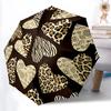1pc Leopard Zebra Automatic Open/Close Umbrella Compact Folding Umbrella, All-Season Portable Umbrella for Women/Men F1124348