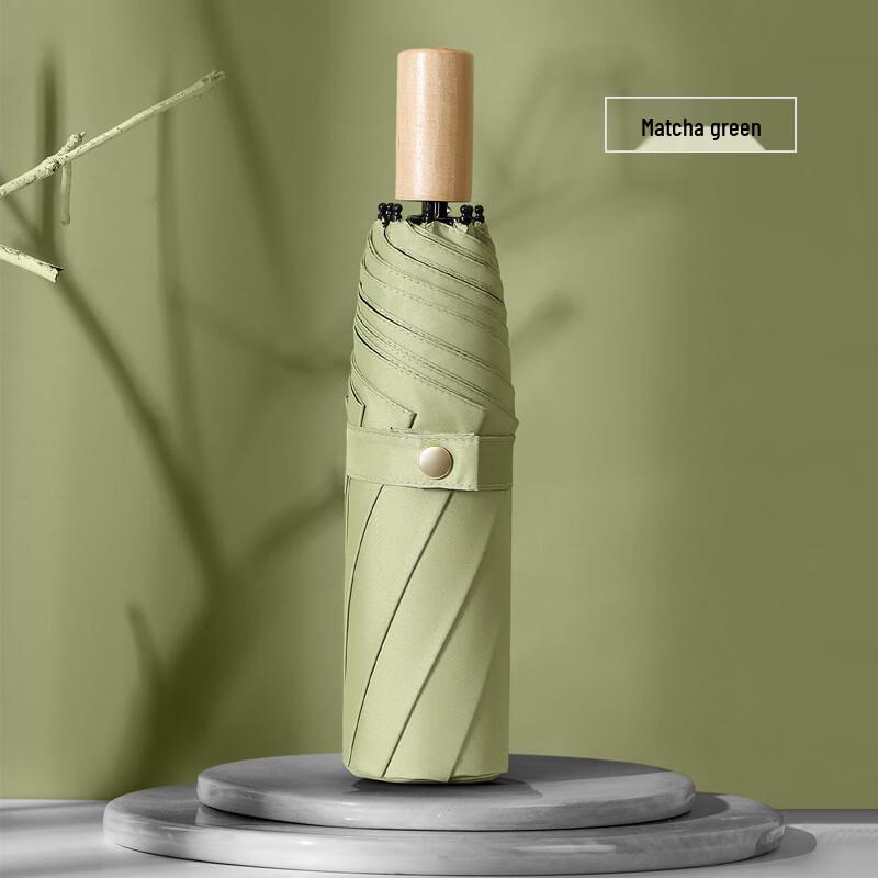 Xinyuxuan Wooden Handle 8-Rib Folding Umbrella