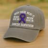 New Washed Baseball Hat Cancer Survivor Hat Soft Top Outdoor Cap