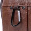 Men's Bag with Two Compartments Made of Genuine Leather VINTAGE Bag 22738 Brown