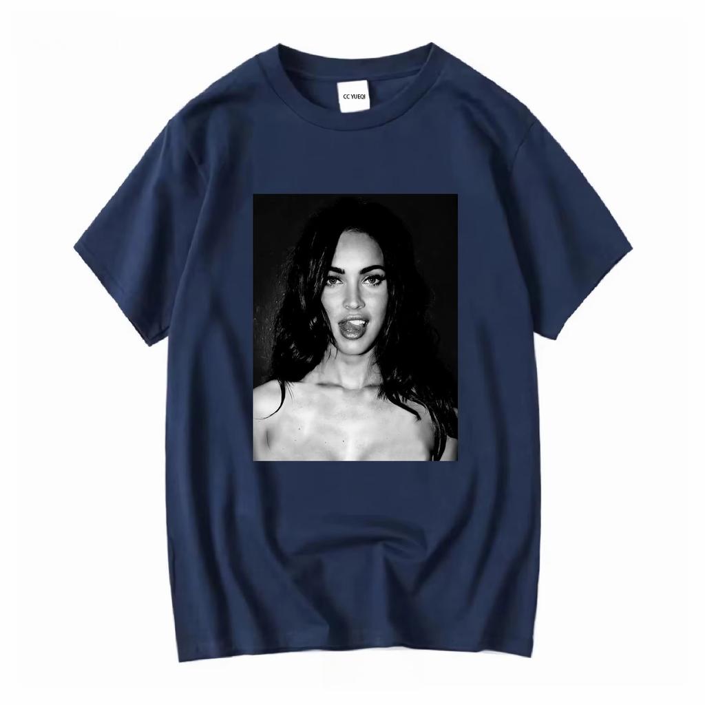 Unisexs Tshirt Megan Fox T Shirt Vintage 90s Jennifer S Body Short Sleeves Vintage Washed Casual Soft Top for Everyday Wear