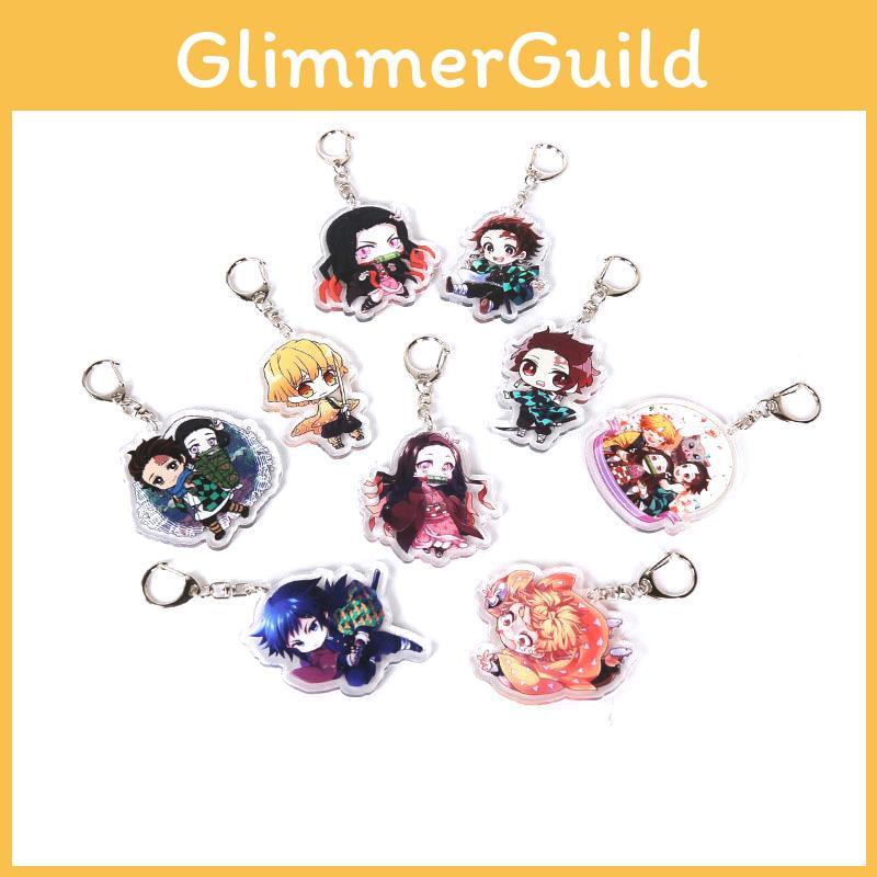 Breloc Demon Slayer Acrilic Robust și Clar Pentru Fanii Kimetsu No Yaiba