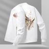 Herren Frühling und Herbst Pilotenjacke Bestickte Baseballjacke Mantel Große Größe Freizeitjacke