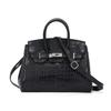 Modische und Ausländische Stil Einzel Schulter Crossbody Kelly Tasche, Krokodilmuster Klassische Platin Tasche, High-End Große Kapazität Handtasche