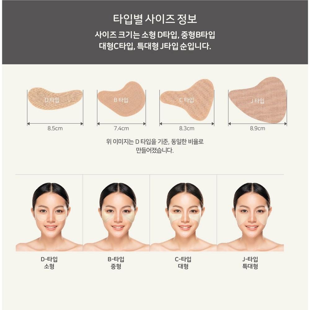 Golf Patch Face Sun Patch & Make Sunblock Tape Plus Cool Hydrogel Type B, 2 sets