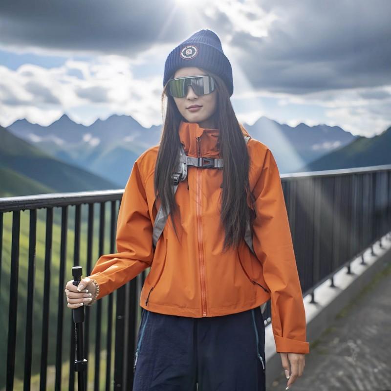 Unisex Lightweight Waterproof Windproof Hiking Jacket Outdoor Travel Casual Wear