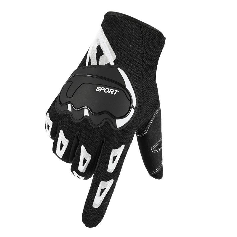 Sports Cycling Gloves for Men and Women In Spring and Summer Thin Sun Protection Motorcycle Delivery Rider Full Finger Gloves