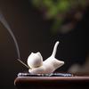Cute Kitten Ceramic Incense Holder Tea Pet
