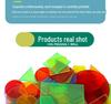 Transparent Geometric Building Blocks - Montessori Educational Toys for Early Childhood Hands-on Learning
