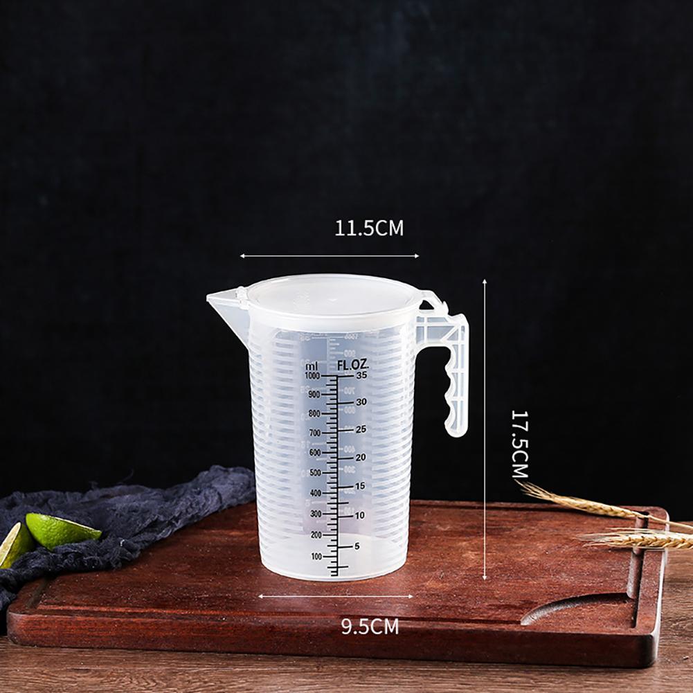Plastic Measuring Cup 500/1000/2000/5000Ml Thickening Food Grade Graduated Cup Transparent Kitchen Experimental Measuring Cup
