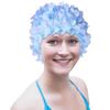 Swim Caps 3D Flower Swim Pool Hat Breathable Water Sports Hat Soft Long Hair Diving Hood Ear Protection Comfortable Pool