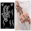 Ethnic Style Flower Tattoo Stickers Personalized Arm Foot Tattoos India Temporary Tattoo  Gifts