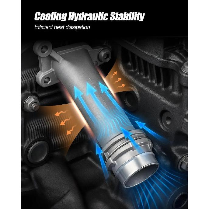 11127810707 Precise Aluminum Car Engine Cooling Pipe Adapter for BMW 1 3 5 Series X1 X3 X5 X6 Block Water Pipe Joint DIY