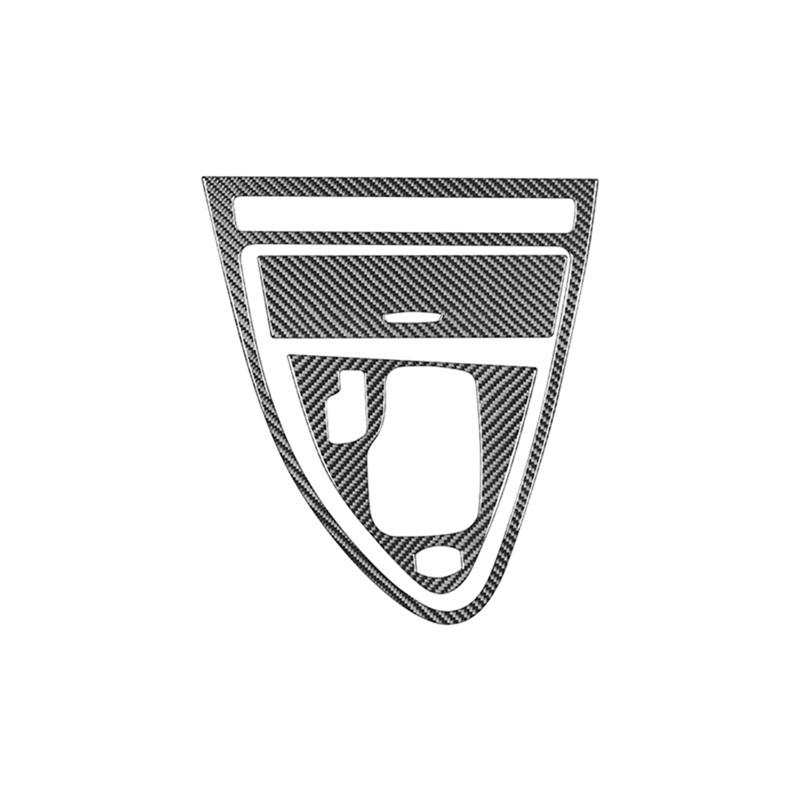 For BMW 6 Series E63 E64 2004-2010 Carbon Fiber Car Gear Shift Frame Cover Trim Interior Accessories