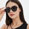 New Women Sunglasses High-end Retro Square Frame UV Protection Slimming Round Face MN5529