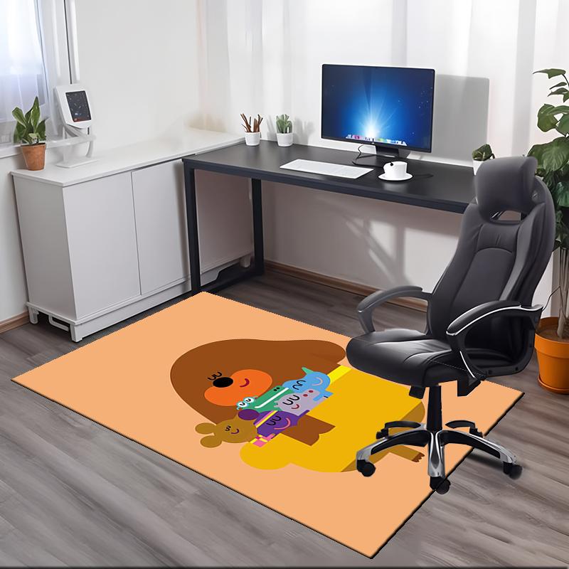 Hey Duggee Printed Carpet, for Office Chair Living Room Bedroom Kitchen Room Decor Gifts.