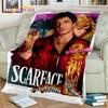 Scarface 3D Classics Movie Tony HD Blanket,Soft Throw Blanket for Home Bedroom Bed Sofa Picnic Travel Office Cover Blanket Kids