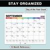 Dunwell 12x15 Wall Calendar 2026 (Colorful), Use Jan to Dec 2026, Large Lined 12 x 15 Monthly Calendar, Professional Styling for Home or Office,
