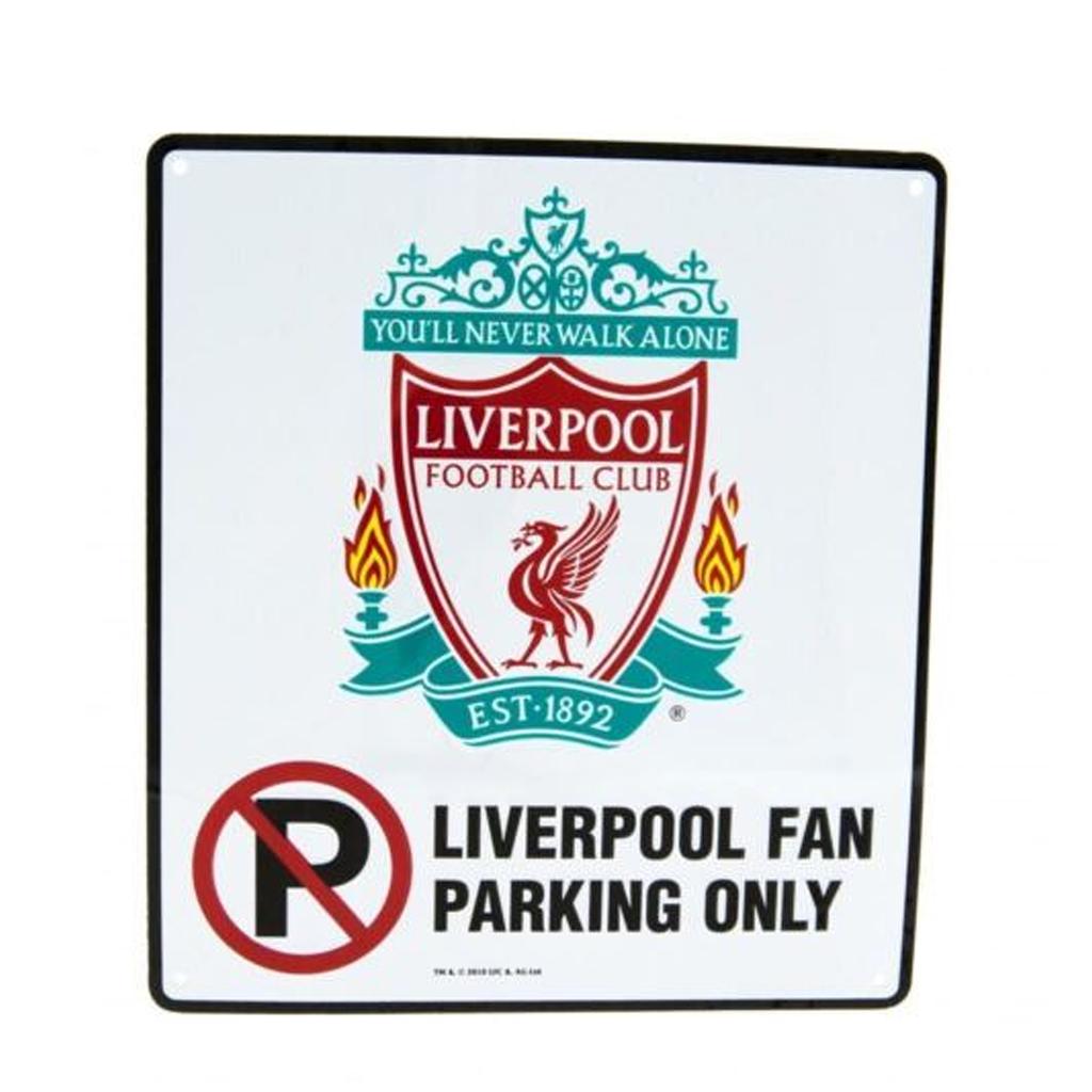 Liverpool FC No Parking Sign