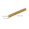 Copper Terminal Bus Bar Electrical Ground Bar Heavy Duty Distribution Block High Power Compact Design Easy Installation