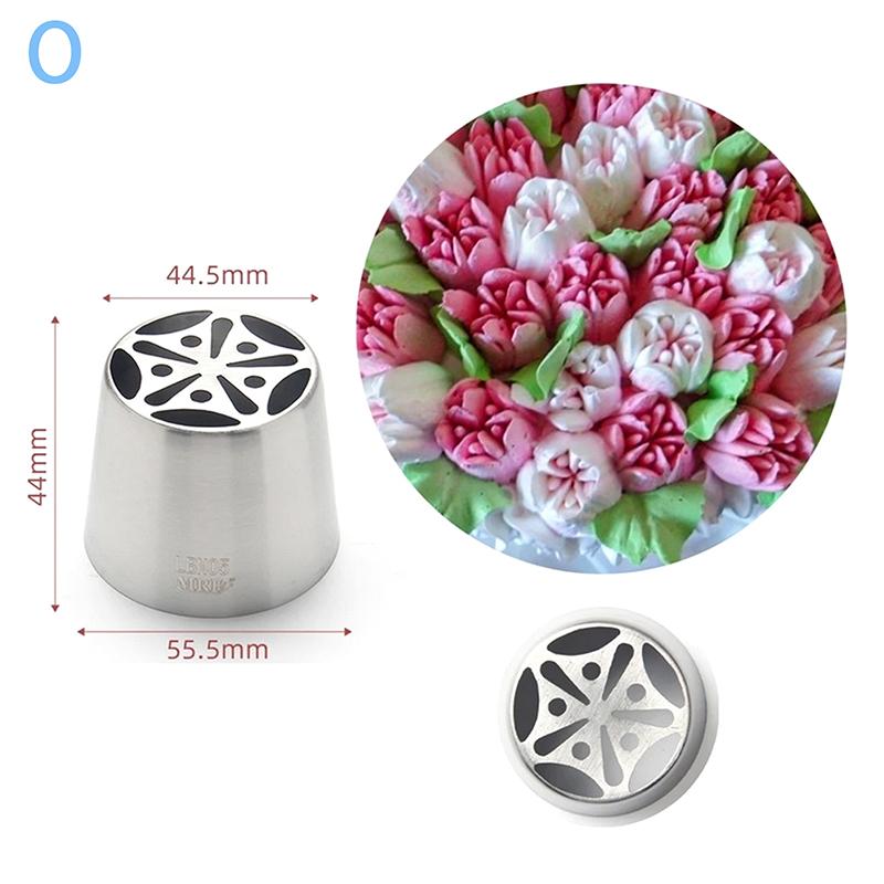 1 Pièce Acier Inoxydable Douilles à Pâtisserie Tulip Décoration Gâteau Cupcake Décorateur Rose