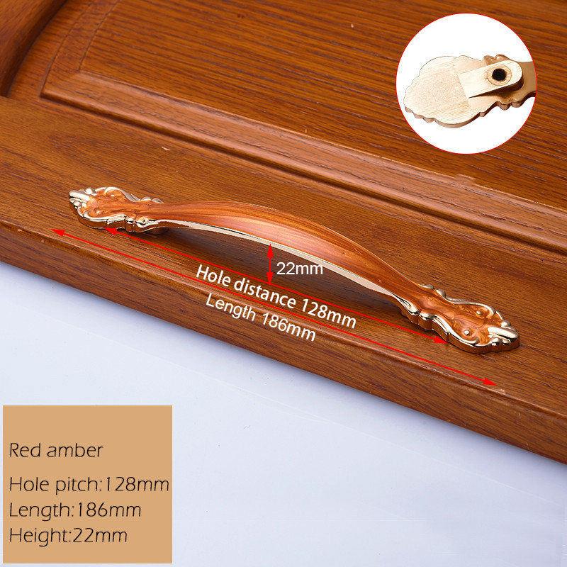 KAK European Zinc Alloy Cabinet Handles Wadrobe Door Pulls Drawer Knobs Kitchen Cupboard Handles Furniture Handle Hardware
