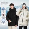 Xuezhongfei Unisex Hooded 90% Down Puffer Jacket
