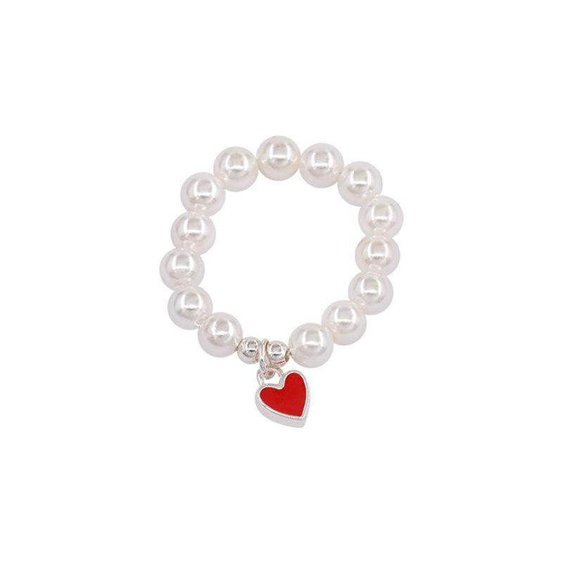 Pearl Heartshaped Trendy Ring For Women Fashionable Design For Wear Everyday