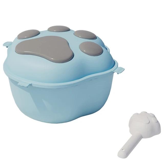 Pet Food Storage Container Sealed Moisture-proof Cat Dry Food Storage Bucket Plastic Storage Box for Storaging Pet Snacks Bucket