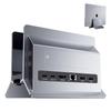 PULWTOP 11 In 1 USB C Docking Station for Macbook Vertical Stand and Dock Integrated Expansion Docking Slot Not 10Gbps Card Reader RJ45 PD 100W Input