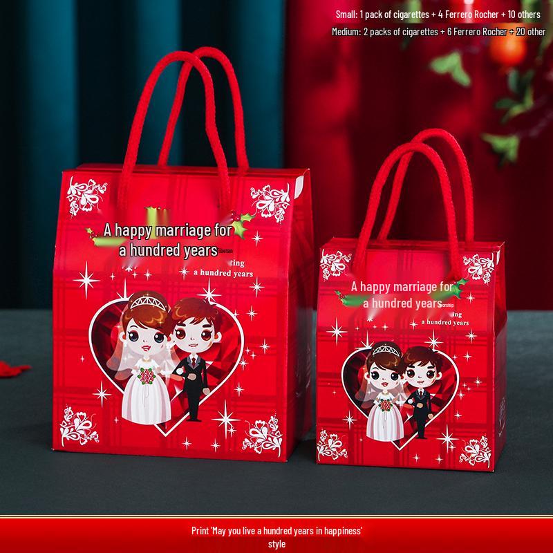 2025 Wedding Candy Gift Box: Elegant Hand-held Packaging for Sweets