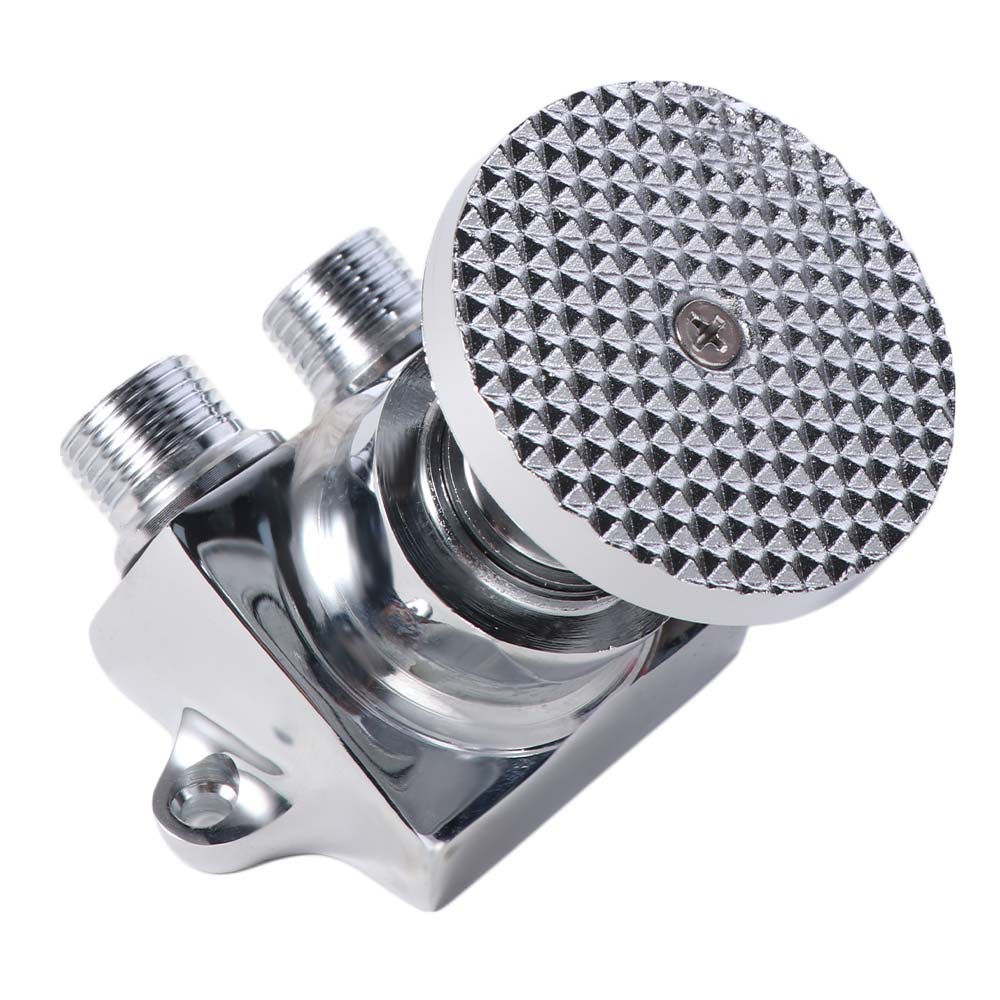Single Cold Foot Pedal Valve Water Saving Floor Mounted Bathroom Faucet Slant Type Brass Construction Tap Pedal Sink Tap