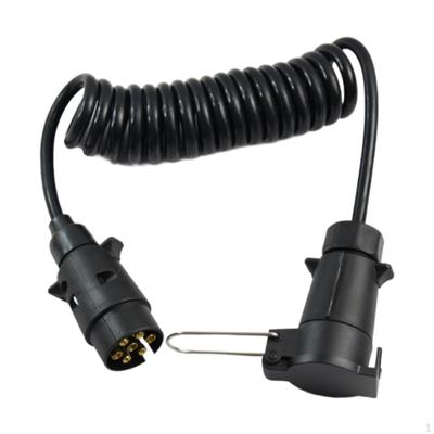 Trailer Extension Cable 7 Pin Easily Install Couplings Circuit Tow Wiring for Van